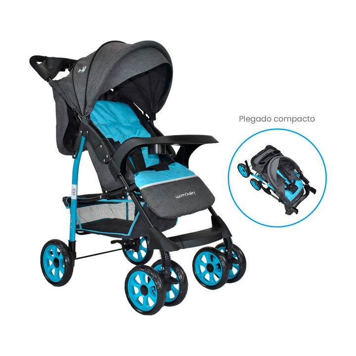 Coche Bebe Happy Baby Klaus Azul