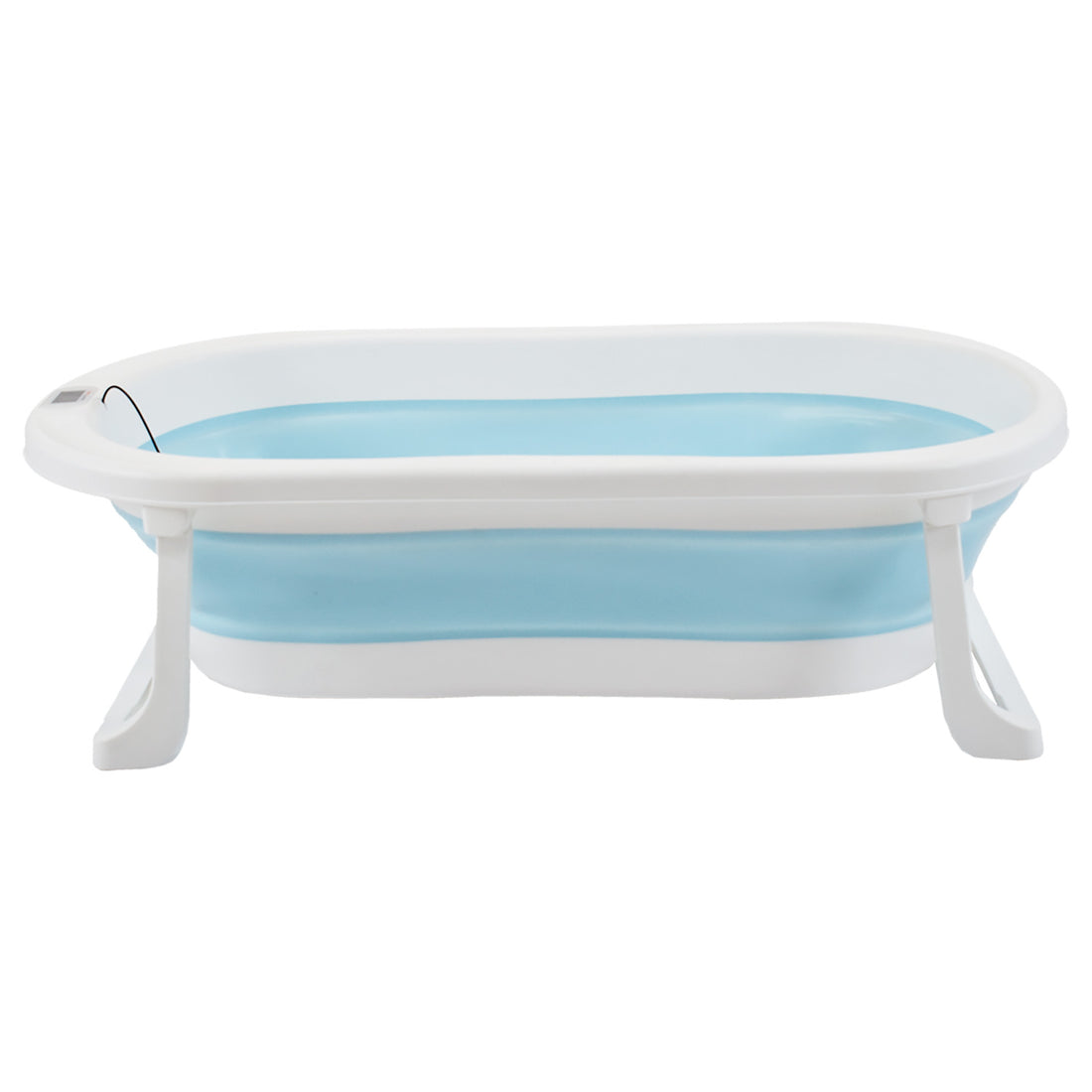 Bañera Bebé Happy Baby Con Cojín Y Termómetro Hawai Plus Azul