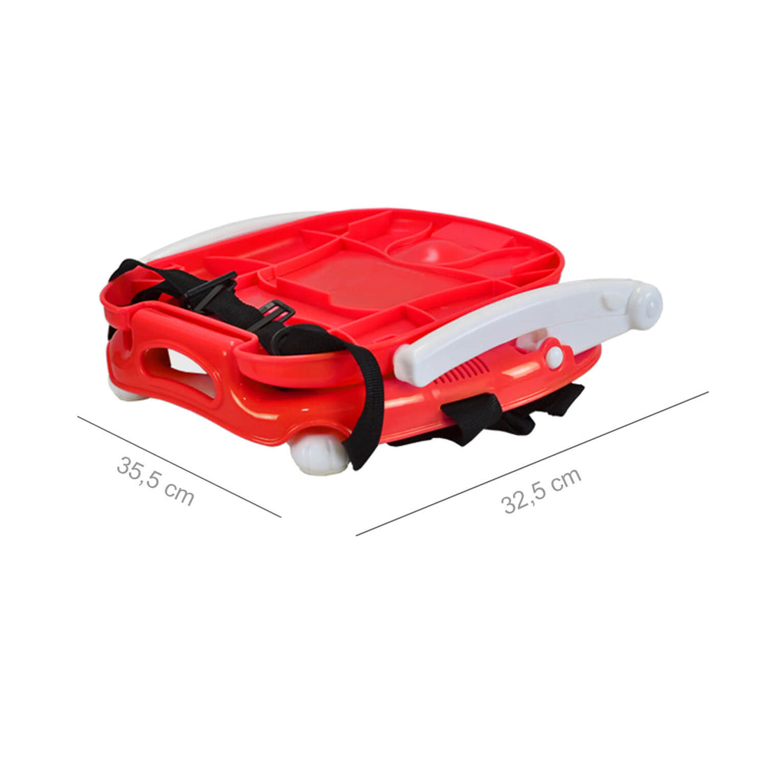 Silla Comerdor Booster Inizzi Sundell Rojo