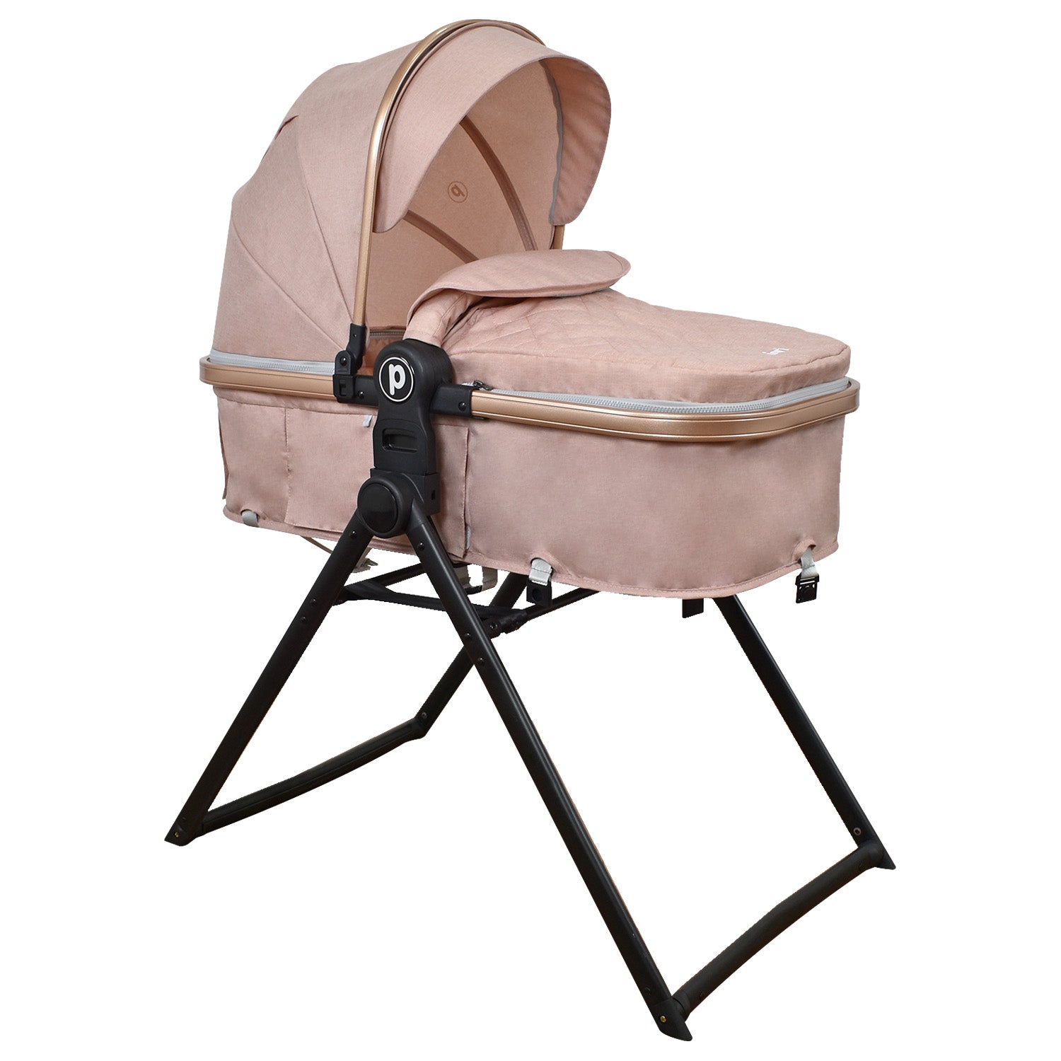 Coche Bebe 3 en 1 Cris Priori Rosa