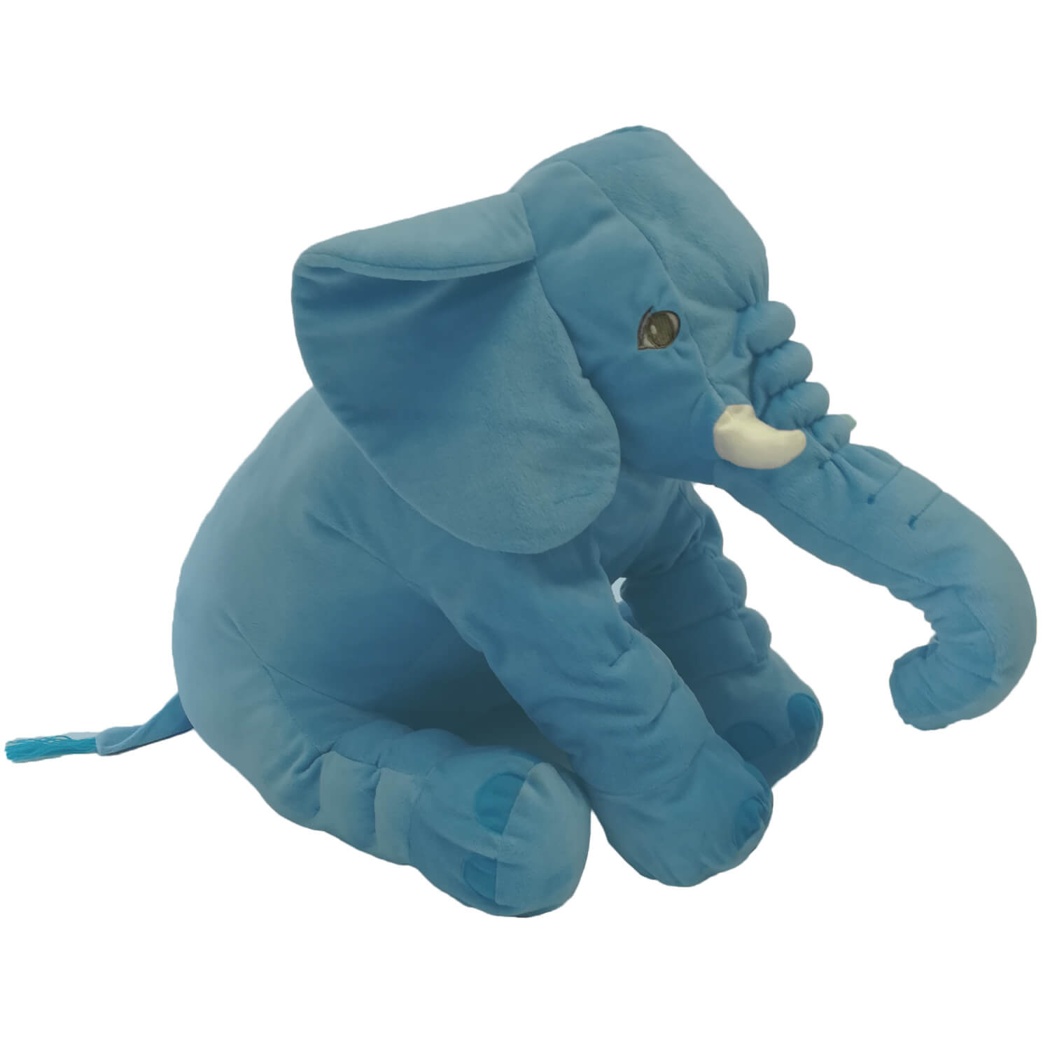 Peluche almohada 60cm Elefante Kisses P13003 Azul