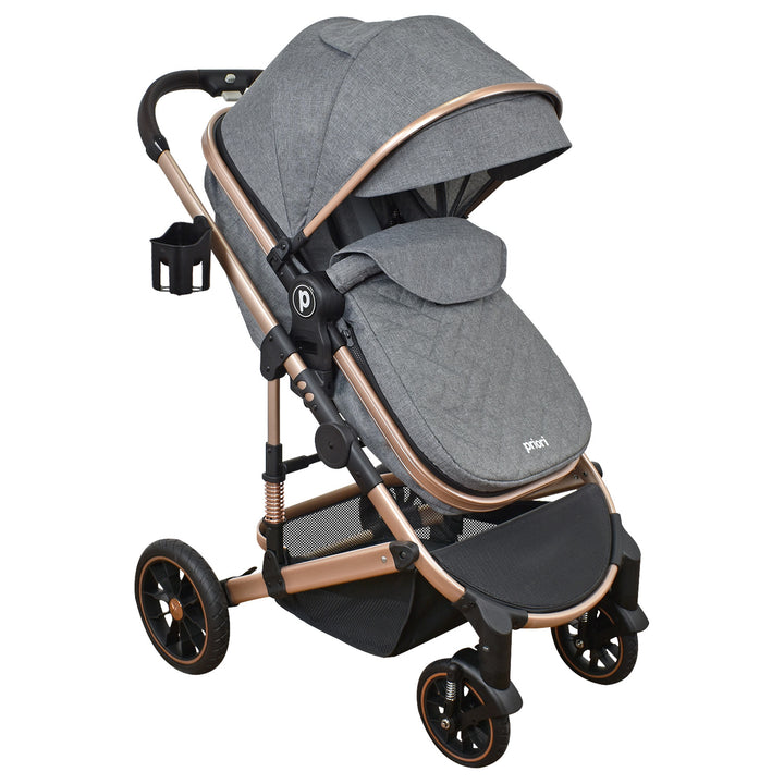 Coche Bebe 4 en 1 Travel System Cris Priori Gris