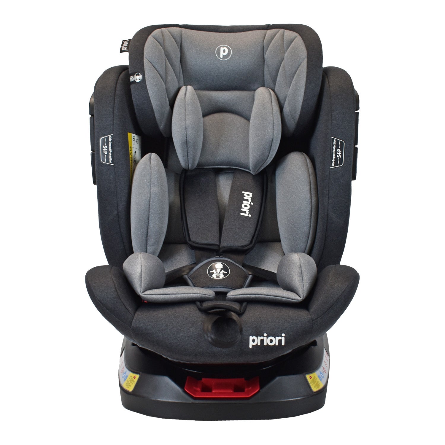 Silla De Carro Bebe Twist Con Isofix Gris Priori