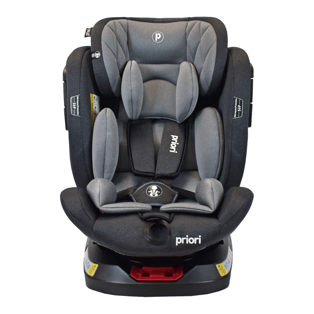 Silla De Carro Bebe Twist Con Isofix Gris Priori