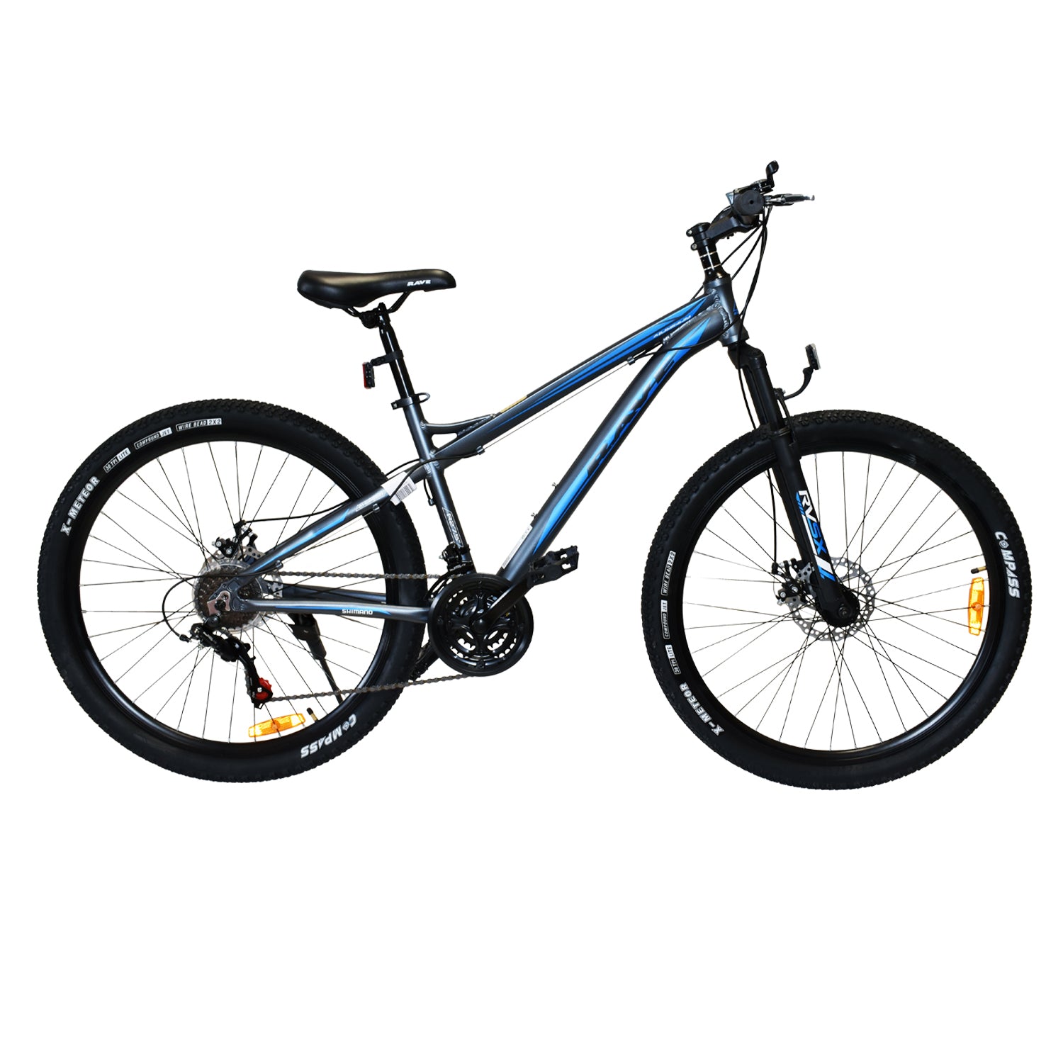 Bicicleta Rave Azul MTB Aro 27.5" de 21 Velocidades