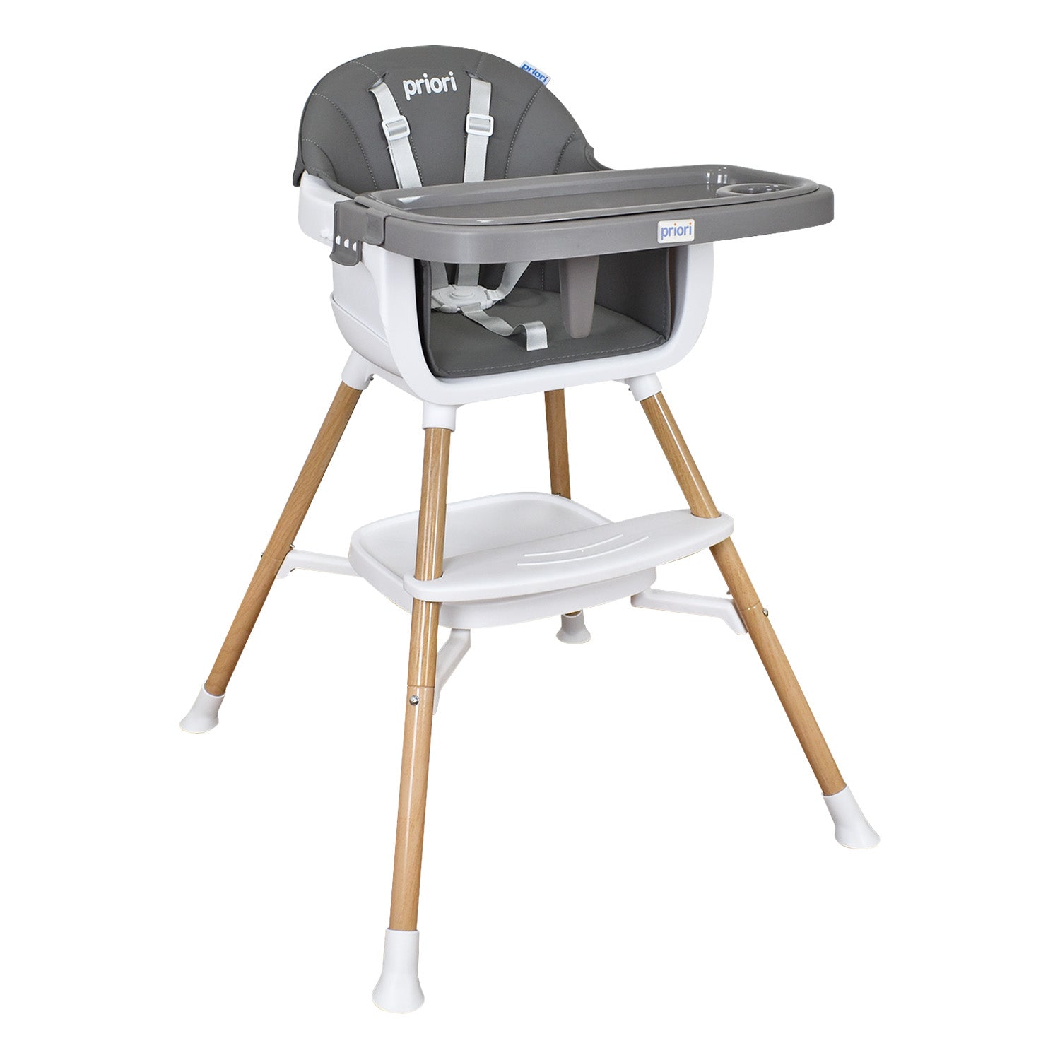 Silla Comedor Bebe 5 en 1  Executive Priori Gris