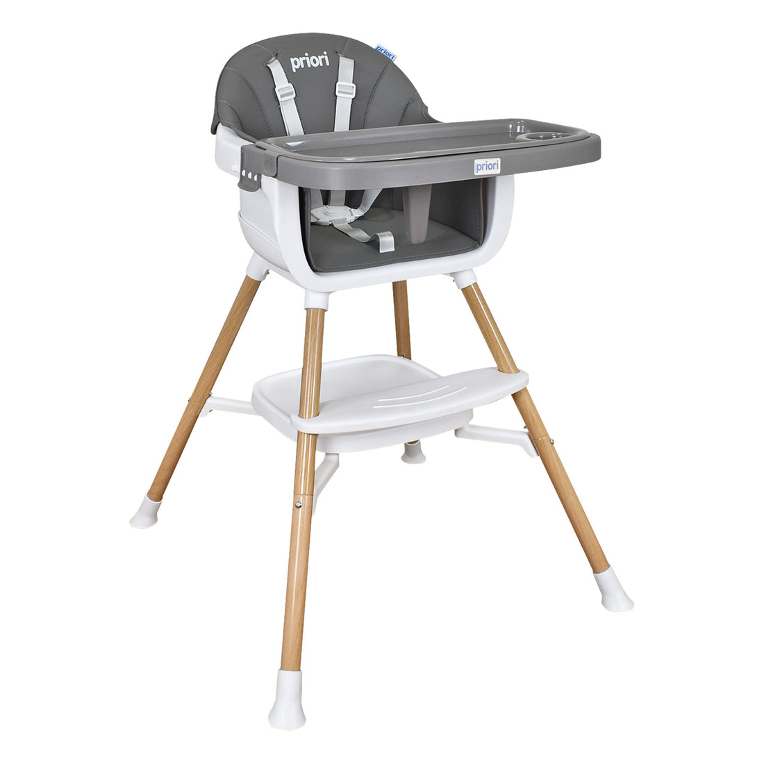 Silla Comedor Bebe 5 en 1  Executive Priori Gris