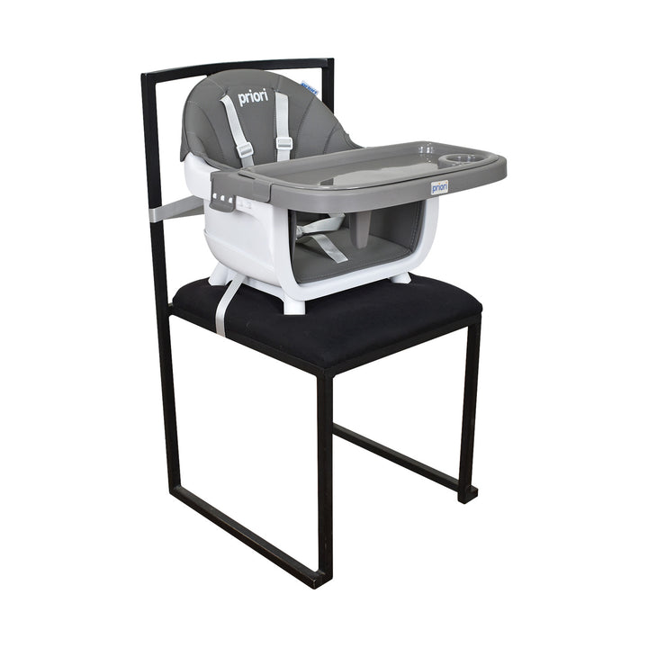 Silla Comedor Bebe 5 en 1  Executive Priori Gris