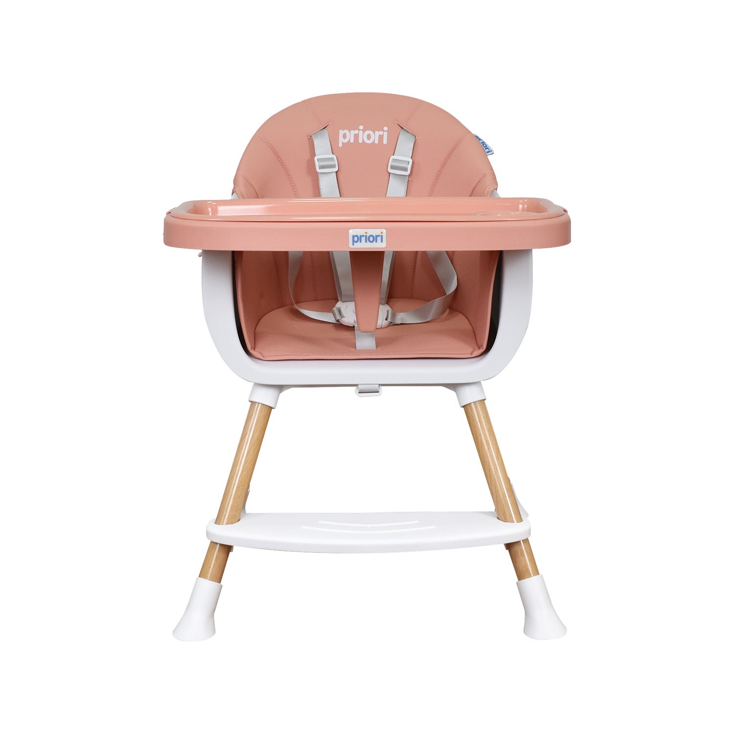 Silla Comedor Bebe 5 en 1 Executive Priori Rosado