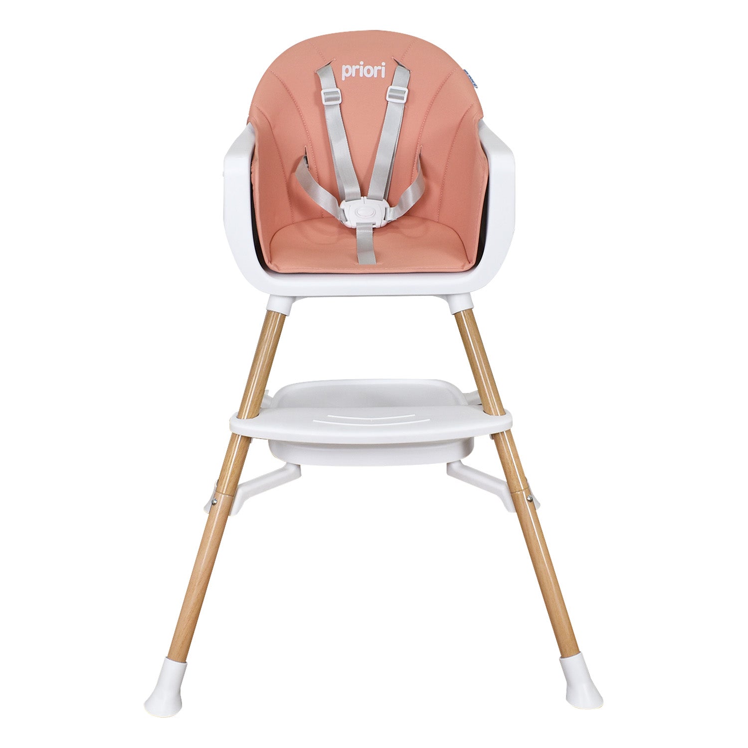 Silla Comedor Bebe 5 en 1 Executive Priori Rosado