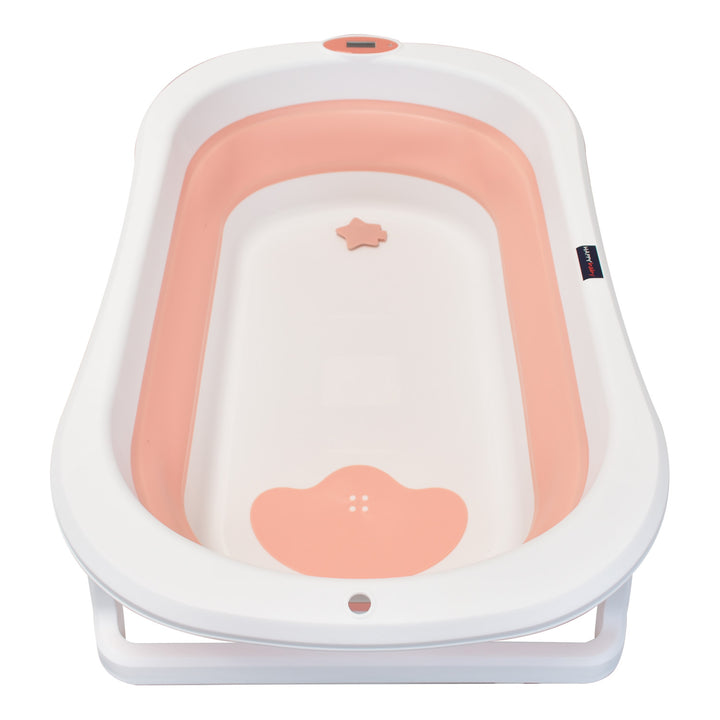 Bañera Bebé Stand Changer y Soporte Metálico Rosa Priori