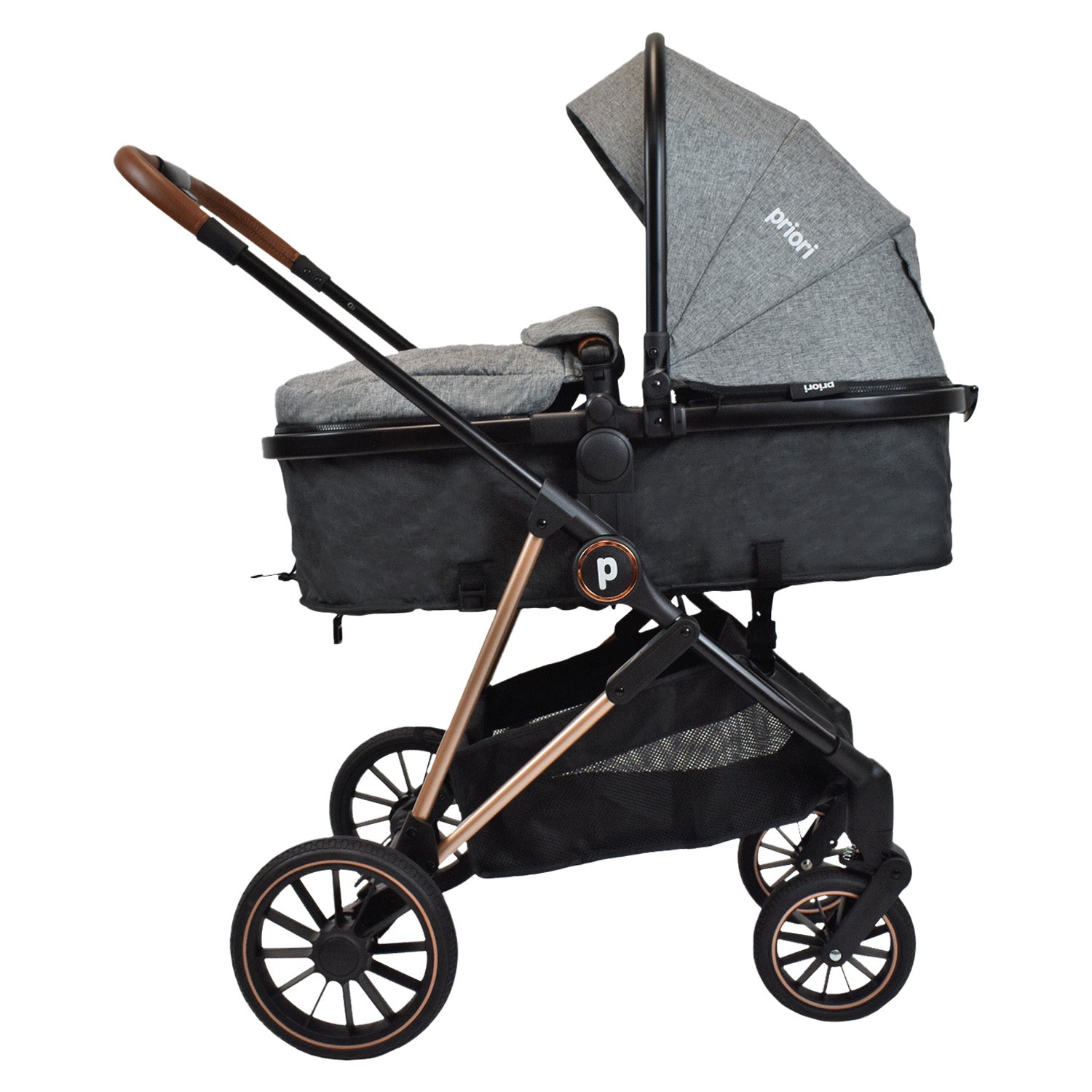 Coche Bebé Moises Priori Ana Gris