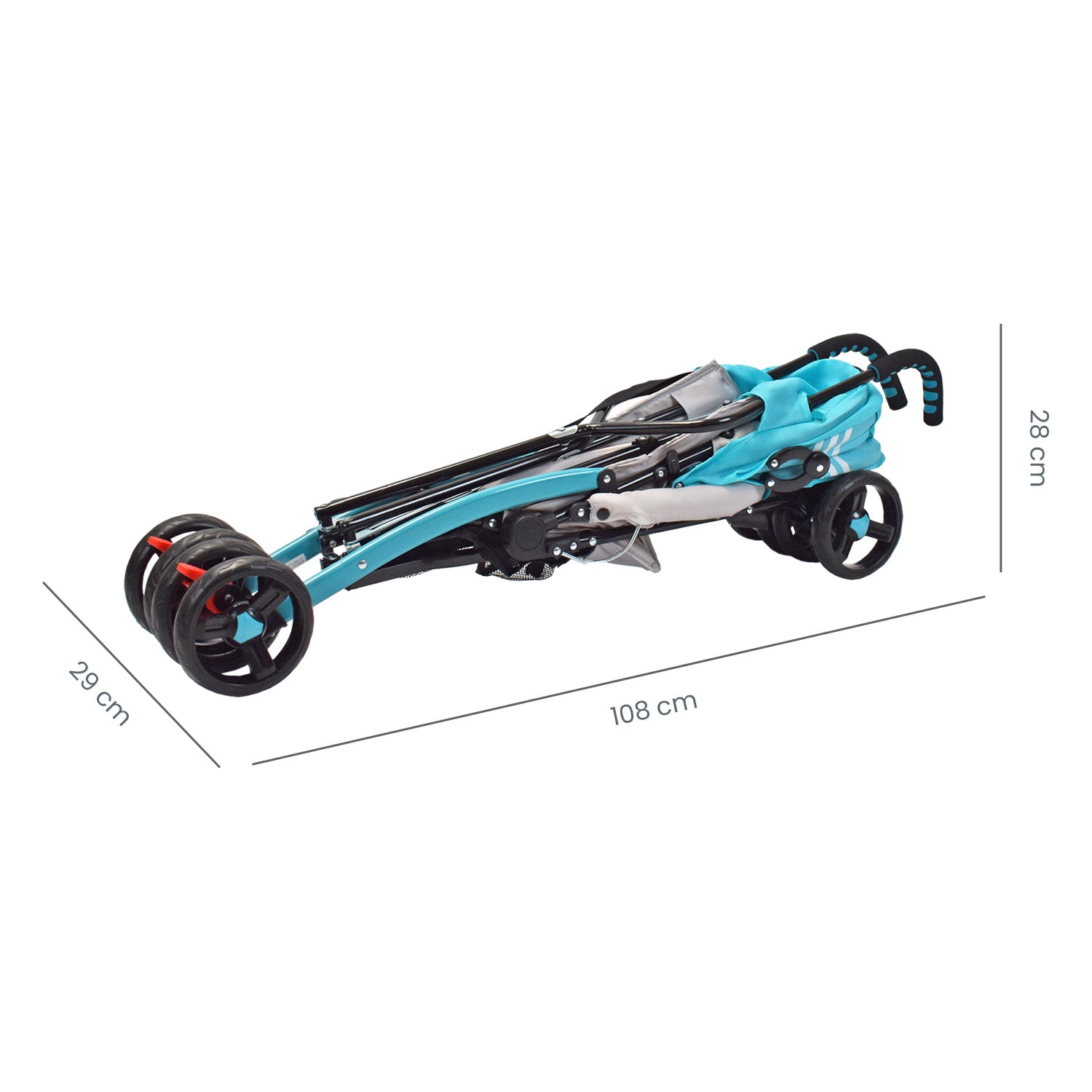 Coche Paseador Bebe Ppa Turquesa Priori