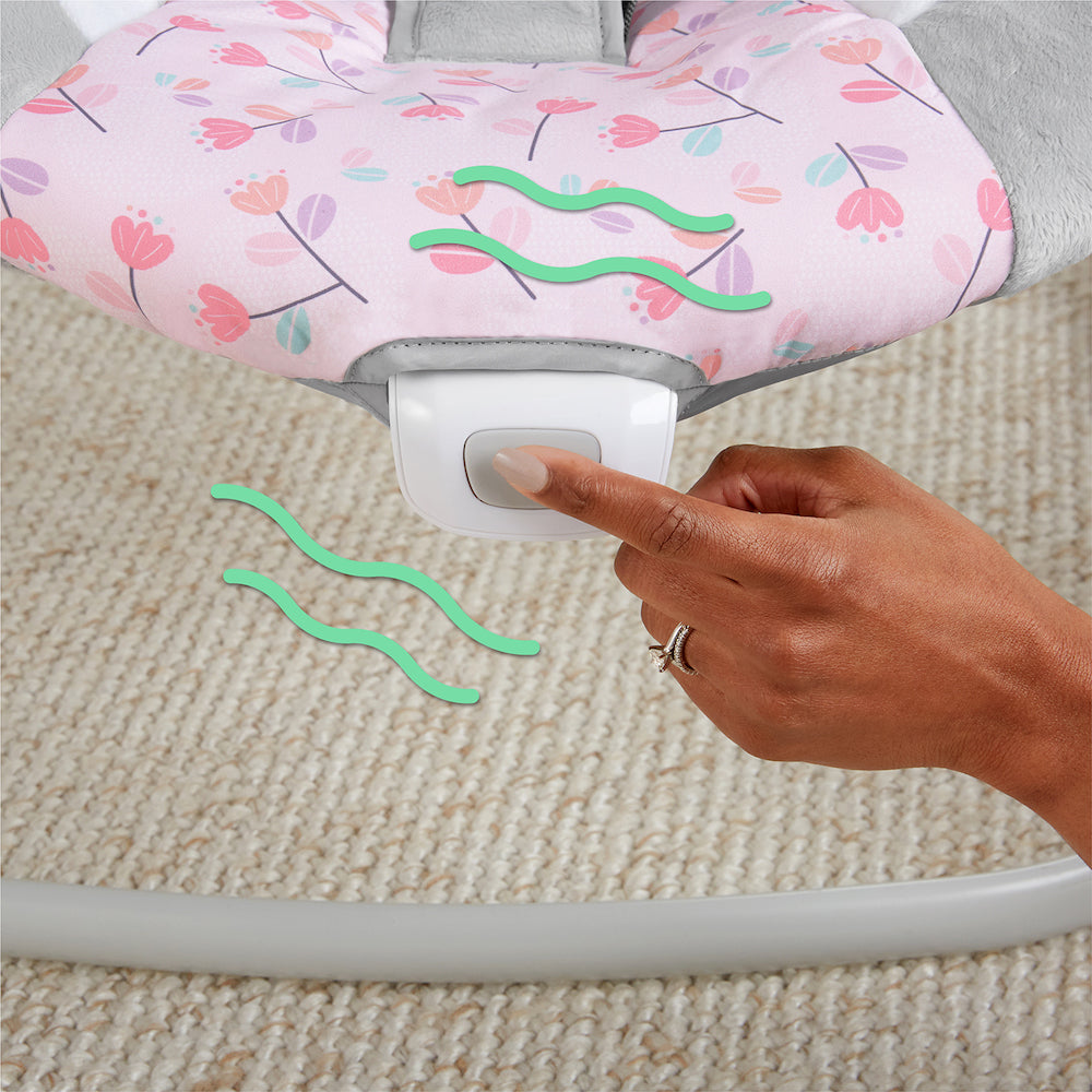 Columpio Vibratorio Bebe Ingenuity Rosa 11624