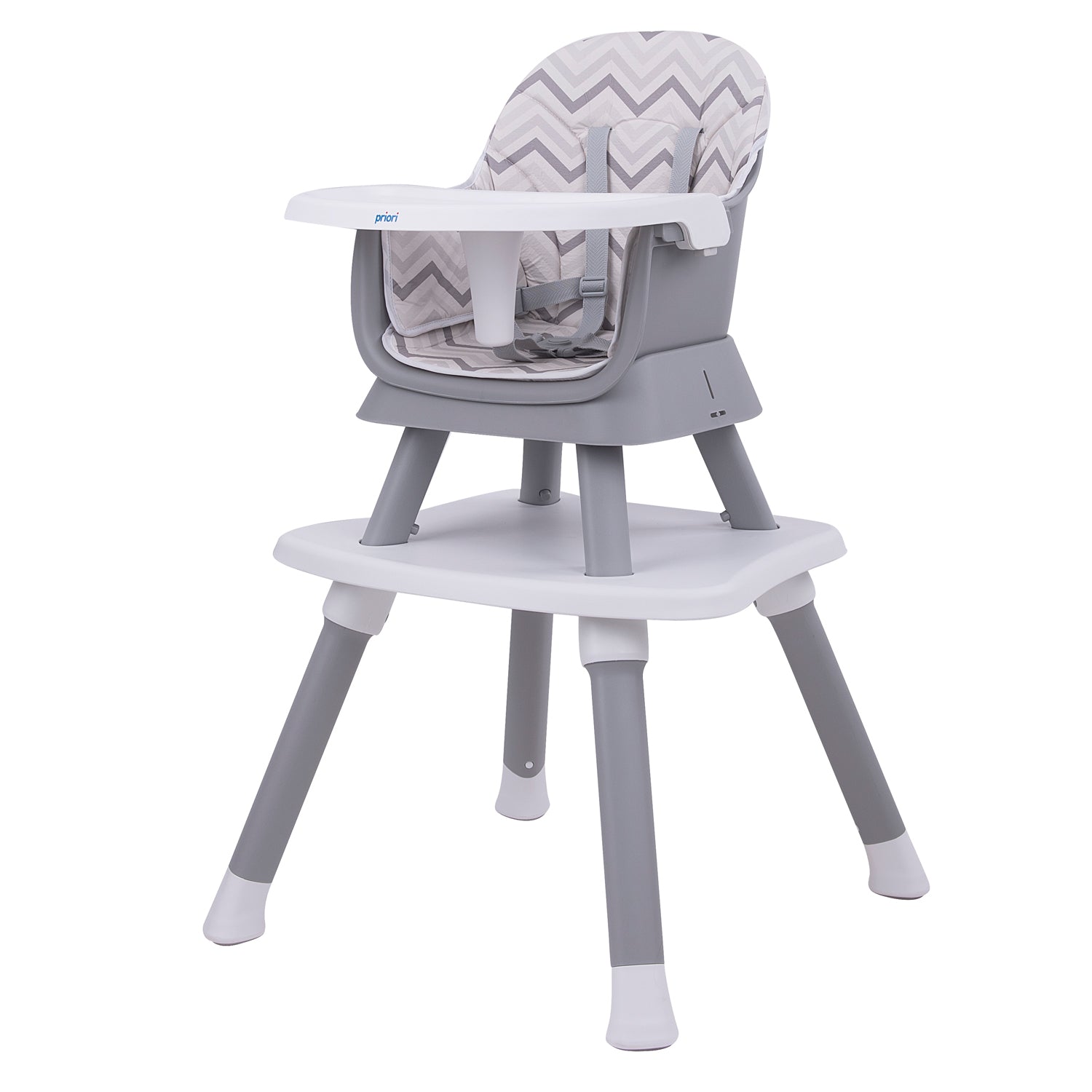 Silla comedor bebe 6en1 Priori Sidney Gris