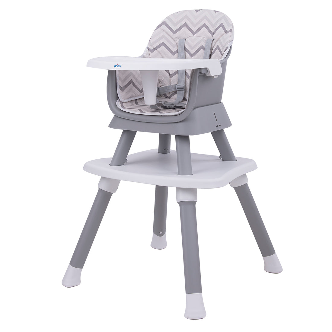 Silla comedor bebe 6en1 Priori Sidney Gris