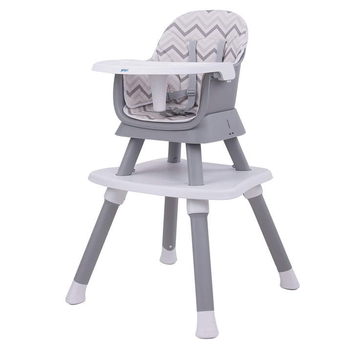 Silla comedor bebe 6en1 Priori Sidney Gris