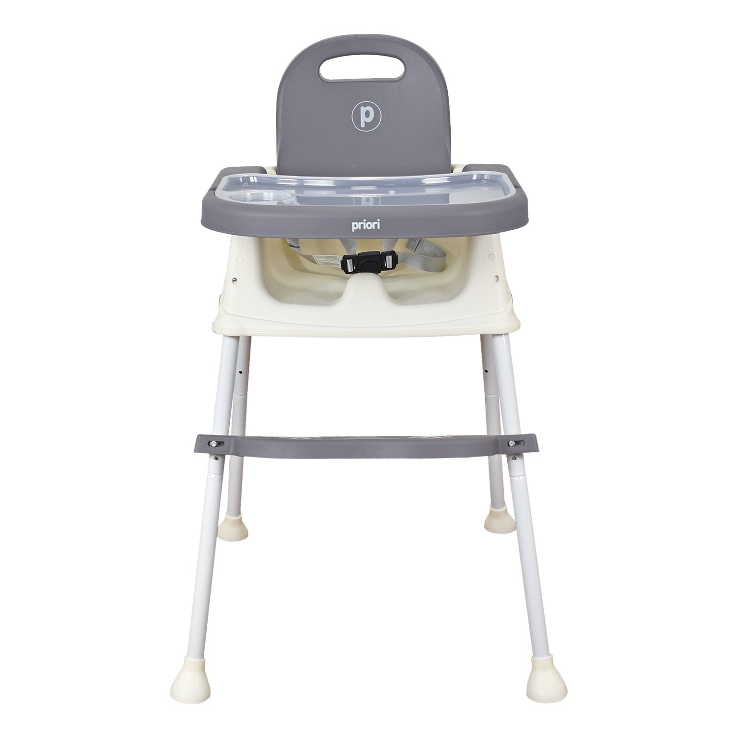 Silla Comedor Bebé 3 en1 Navy Priori Gris