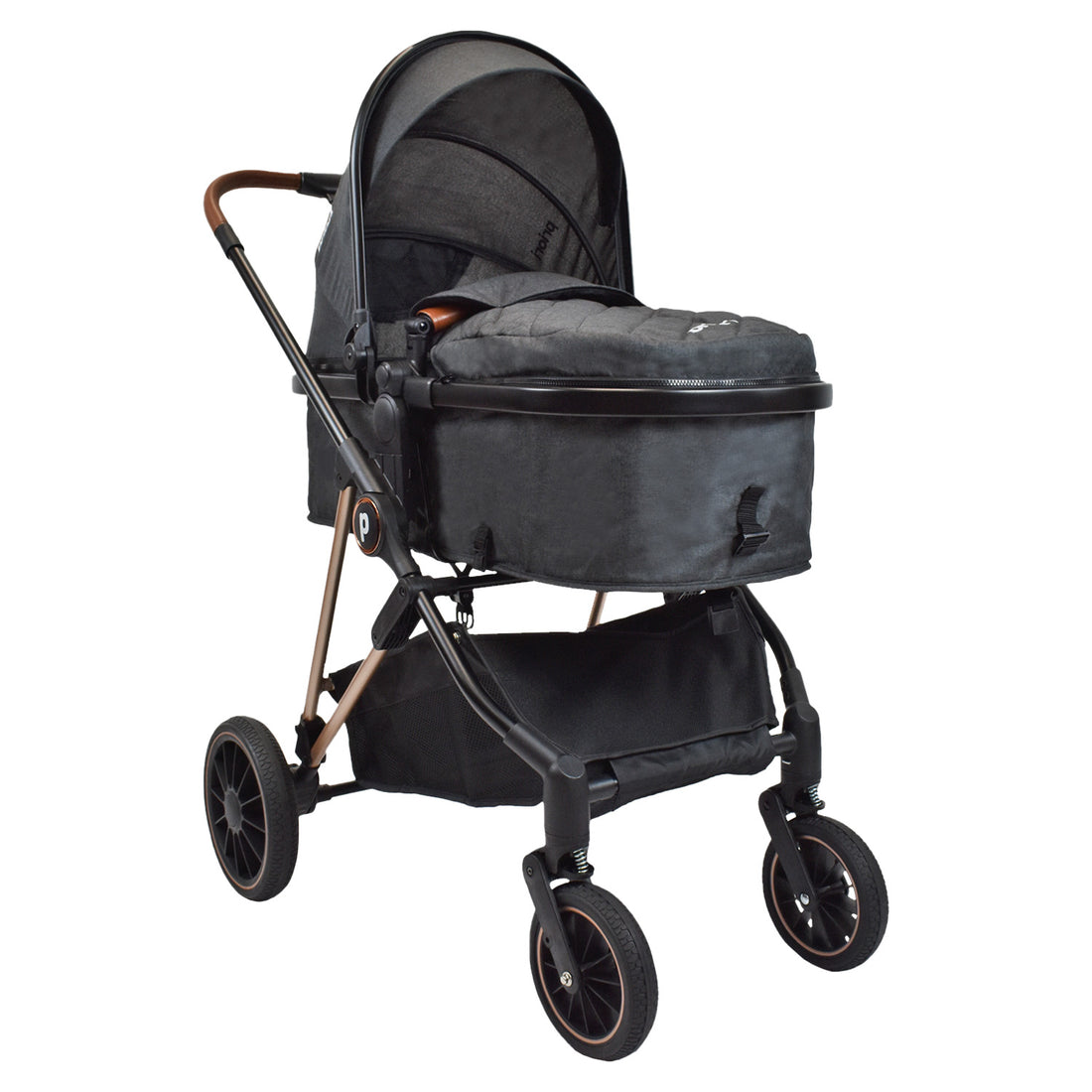 Coche Bebé Moisés Priori Ana Gris Oscuro