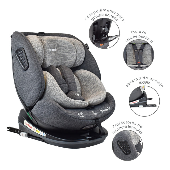 Silla Carro Bebe Priori I Hero Gris