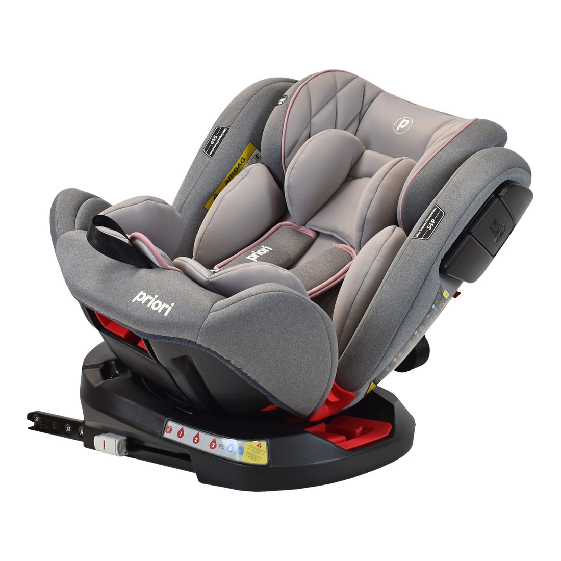 Silla De Carro Bebe Twist Con Isofix Rosado  Priori