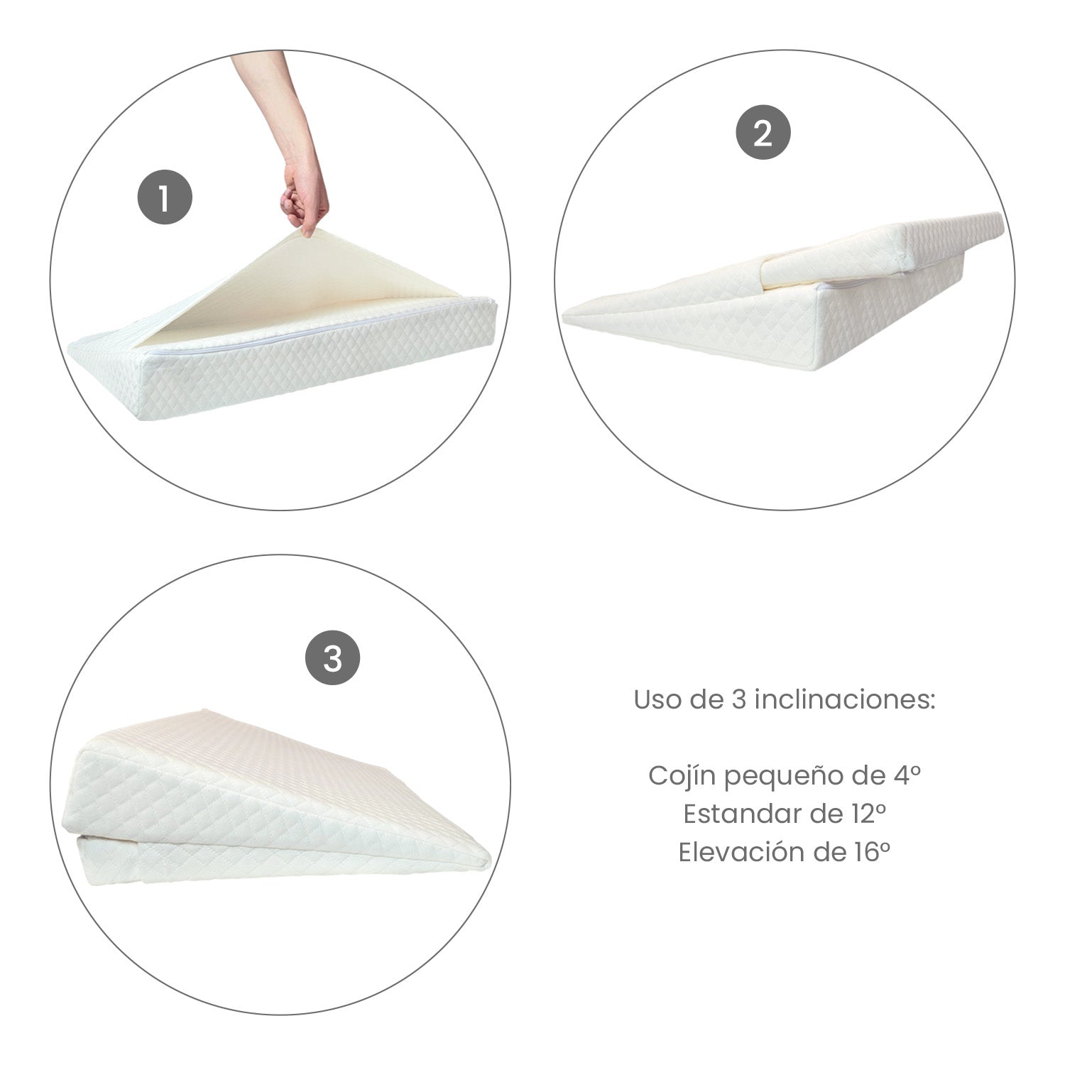 Almohada Ergonómica Antireflujo 3 en 1 PB2339 Premium Baby