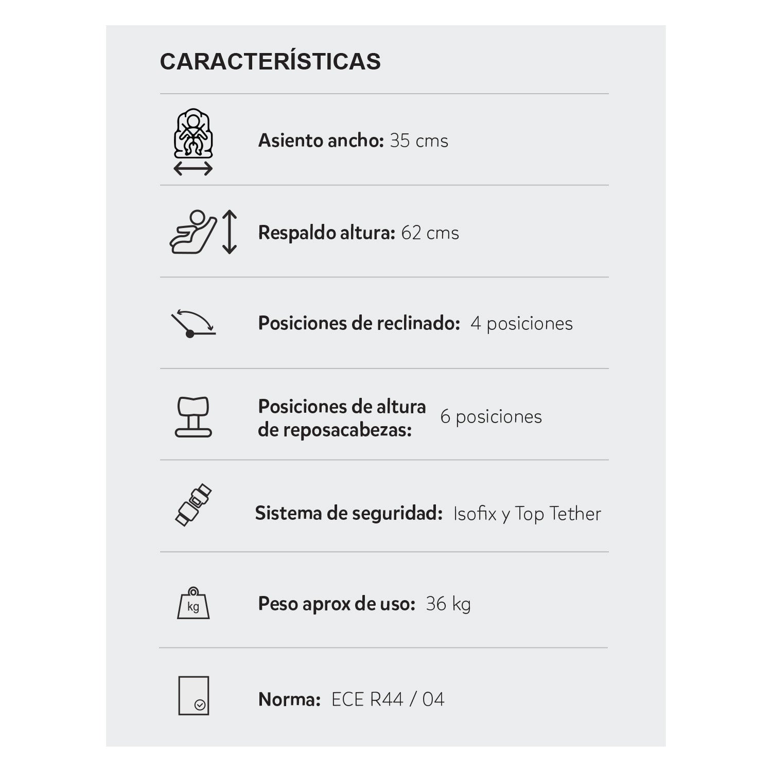 Silla Carro Bebe First 360° Gris Priori