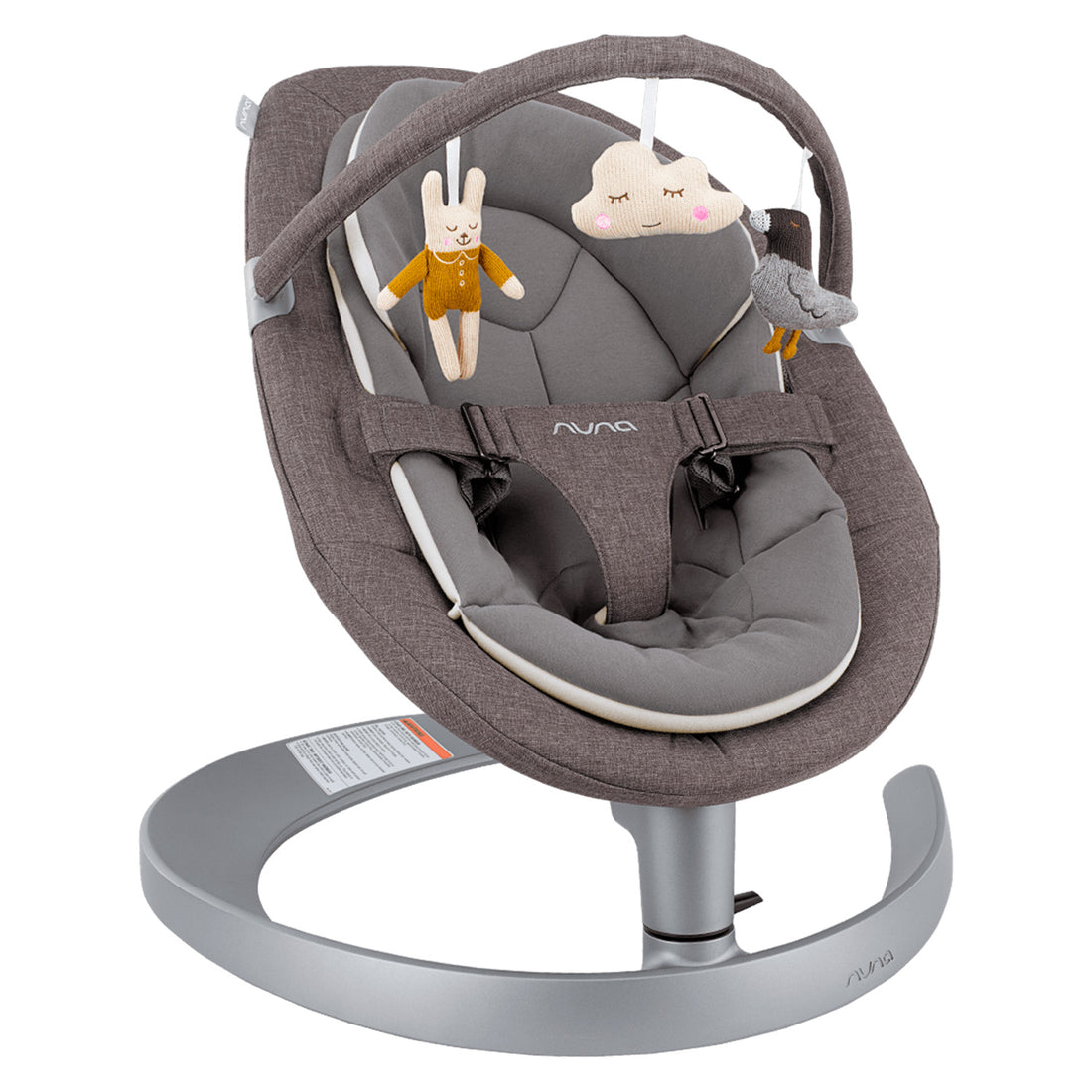 Silla Mecedora Bebe Nuna Leaf Grow Gris