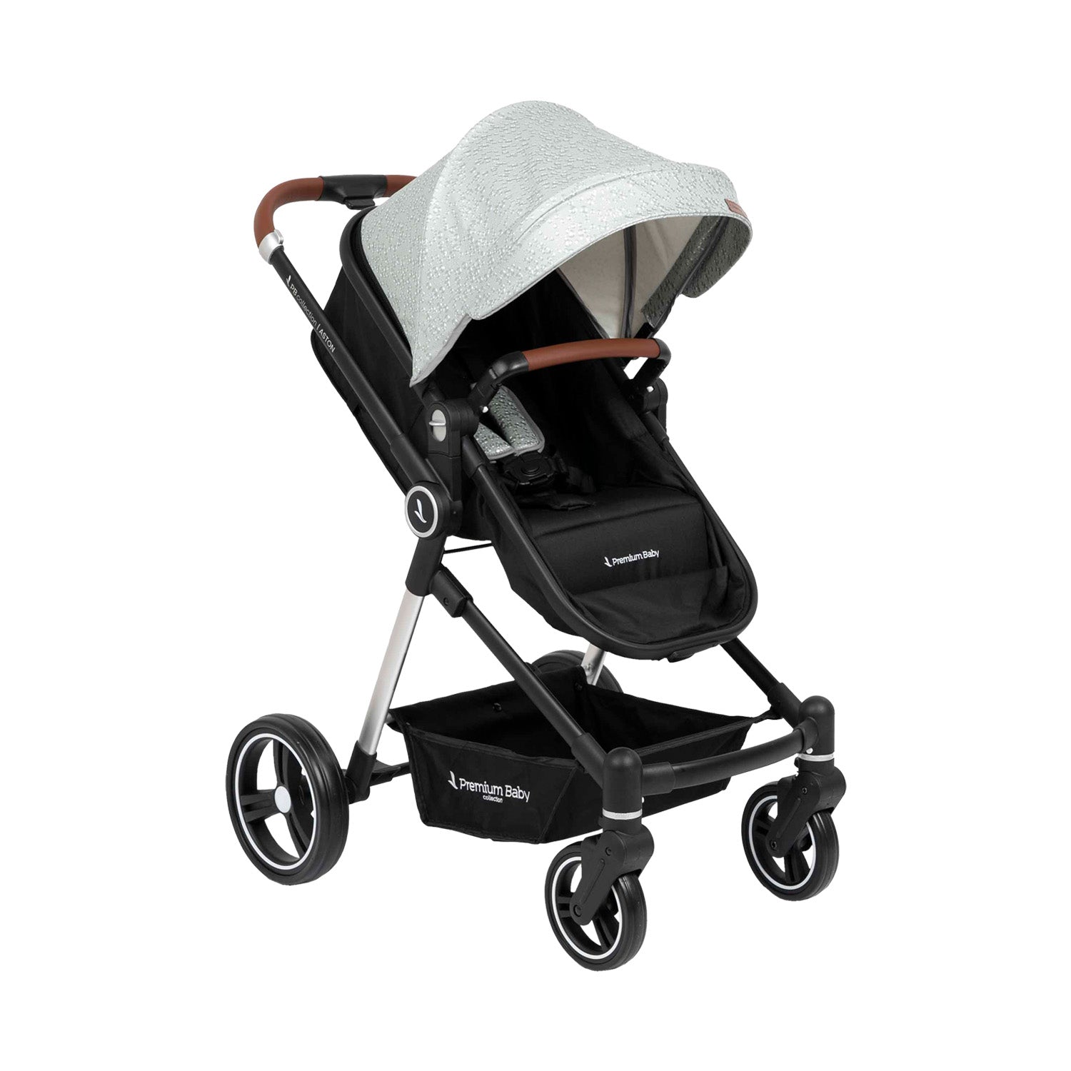 Coche Bebé Moises Aston Premium Baby Collection Gris