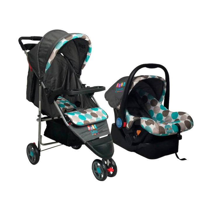 Coche Bebe Mami Love Gris MM2042