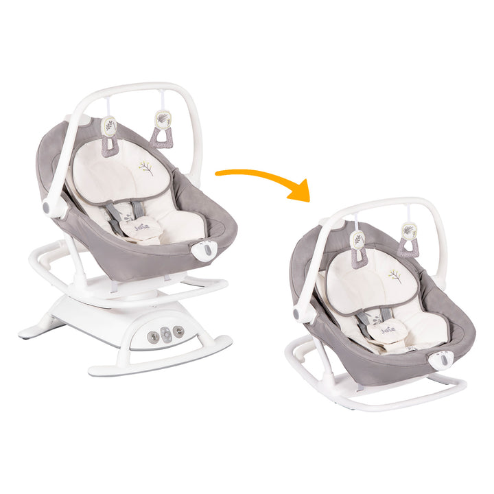 Silla Mecedora Bebe 2en1 Joie Sansa Fern