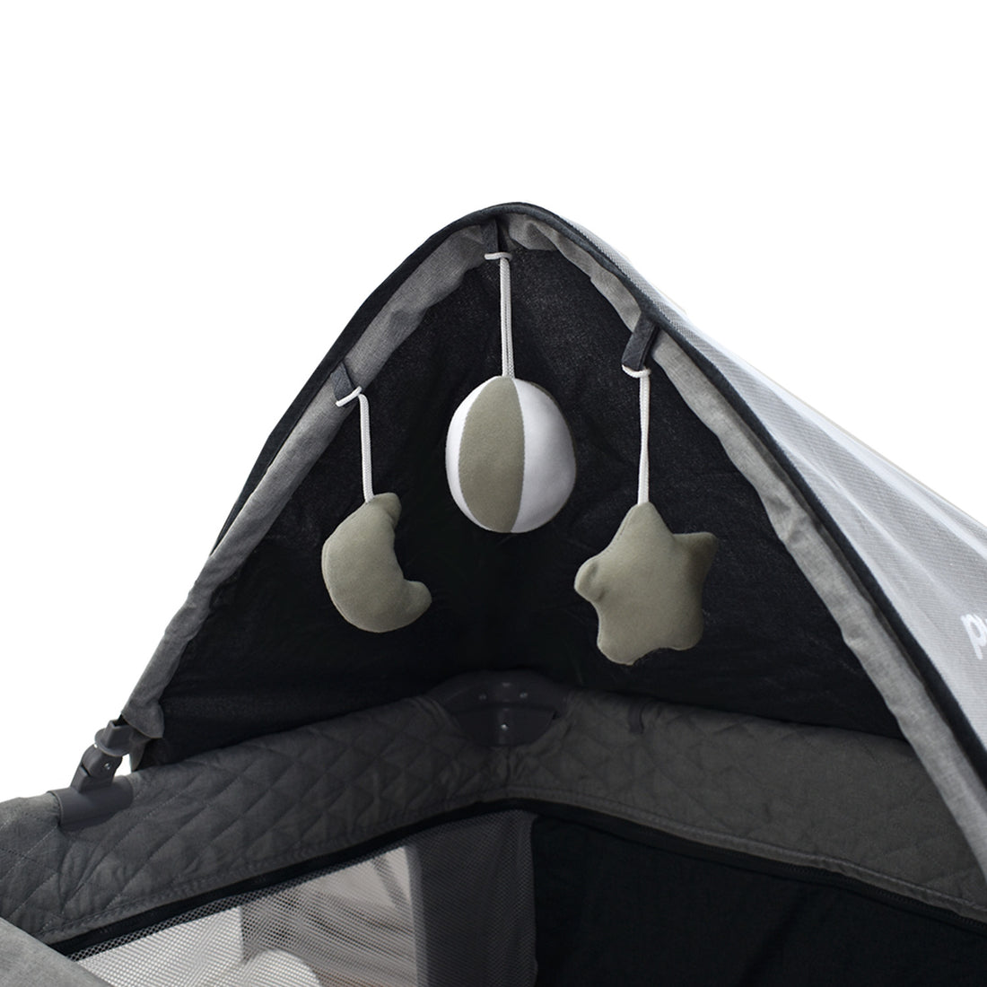 Cuna Colecho Bebe Pro-Max Priori Gris Oscuro