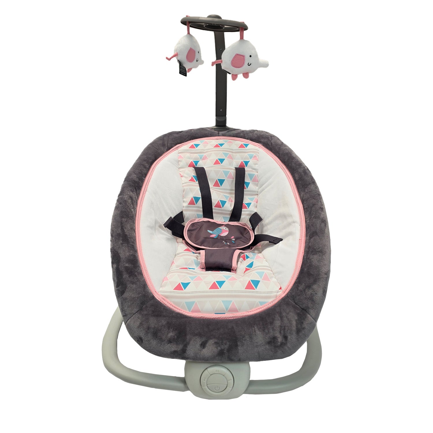 Silla Mecedora Bebé Plegable PB23103 Rosa Premium Baby