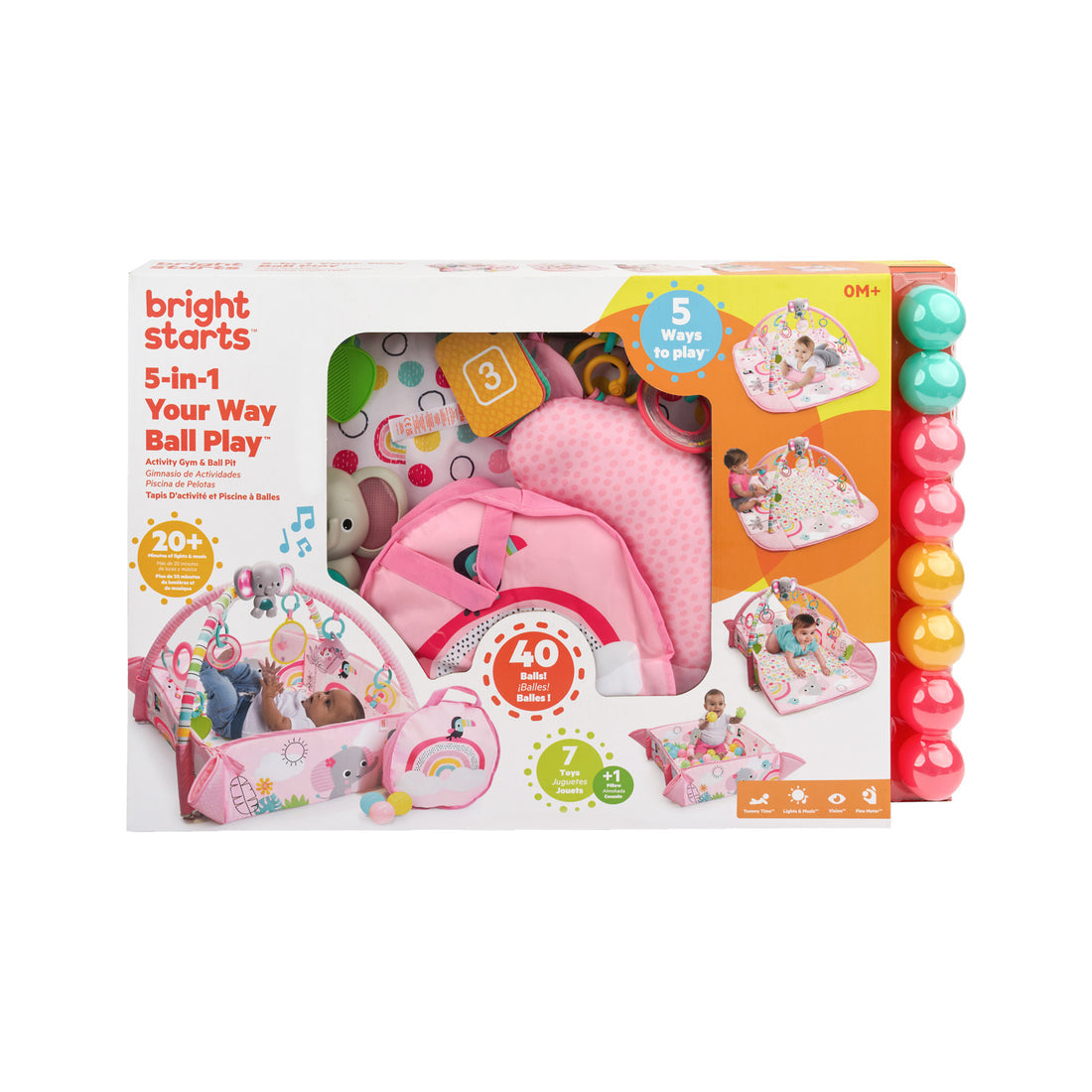 Gimnasio de Actividades Zafari Rosado 12625 Bright Starts