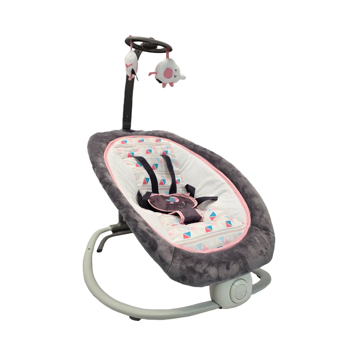 Silla Mecedora Bebé Plegable PB23103 Rosa Premium Baby