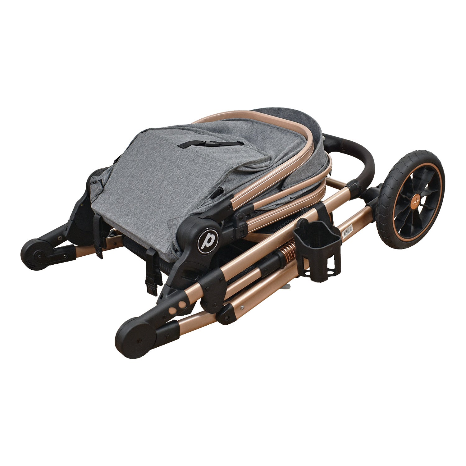 Coche Bebe 4 en 1 Travel System Cris Priori Gris