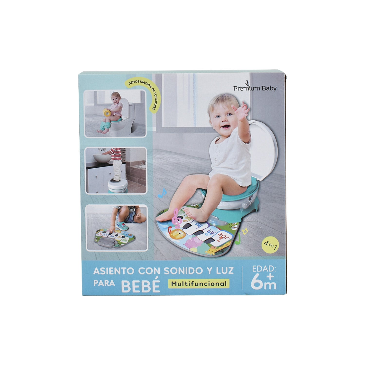 Vasenilla 4 en 1 con Sonido Premium Baby Azul PB-B201A