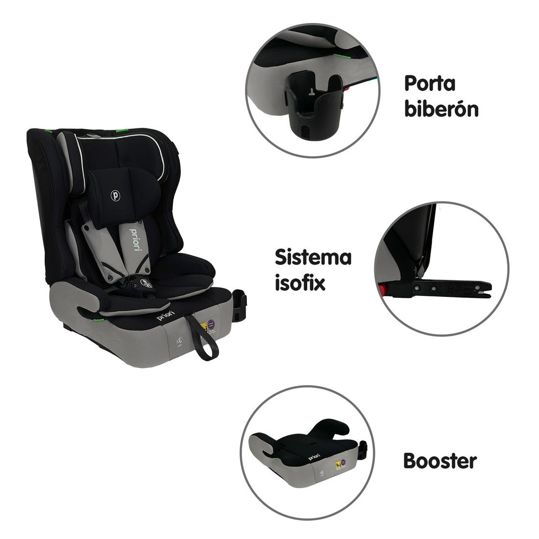 Silla Carro Bebe Priori Mas Isize Beige