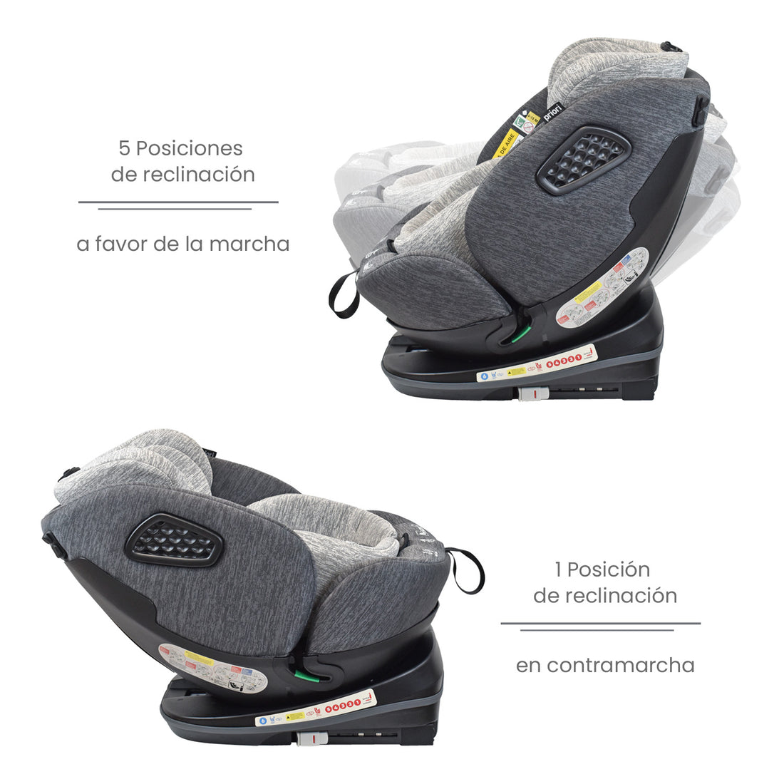 Silla Carro Bebe Priori I Hero Gris