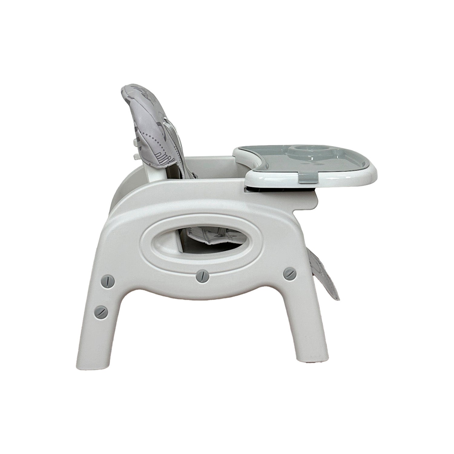 Silla Comedor Bebe Duna Happy Baby Gris