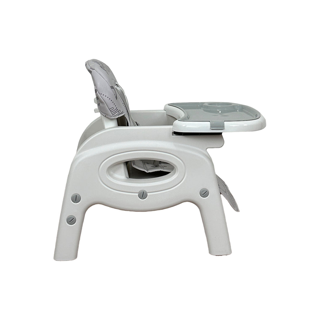 Silla Comedor Bebe Duna Happy Baby Gris