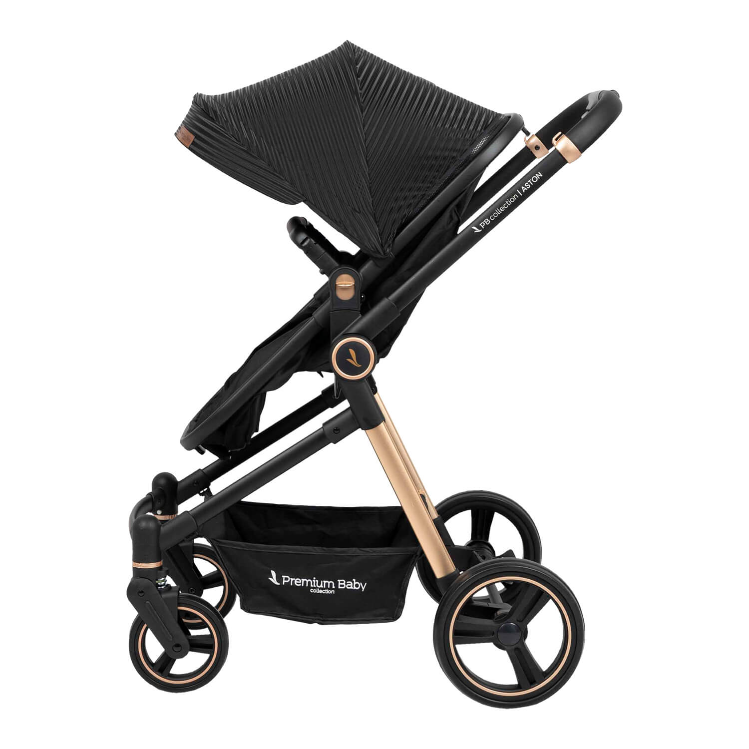 Coche Bebé Moises Aston Premium Baby Collection Negro