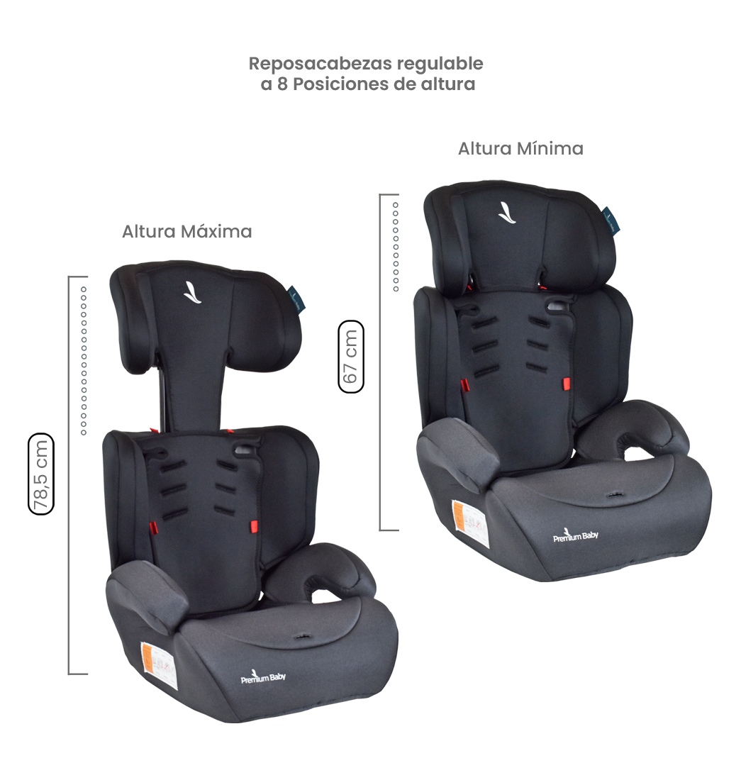 Silla Carro Bebe Premium Baby Lyon Negro