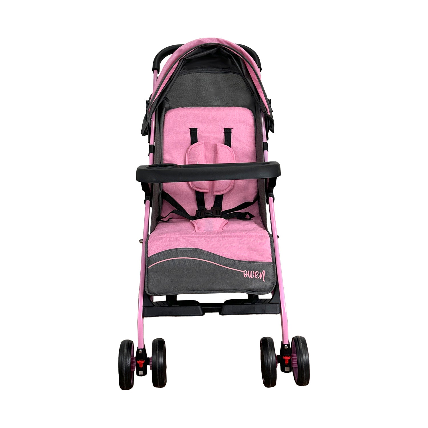 Coche Paseador Owen Happy Baby Rosado