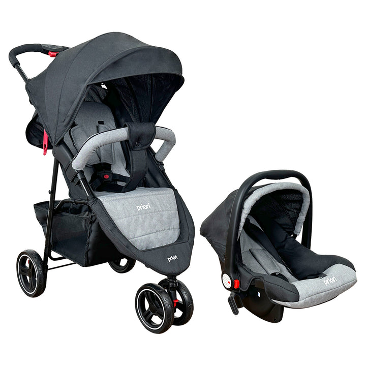 Coche Bebe Priori Trento Ts Tres Ruedas Negro