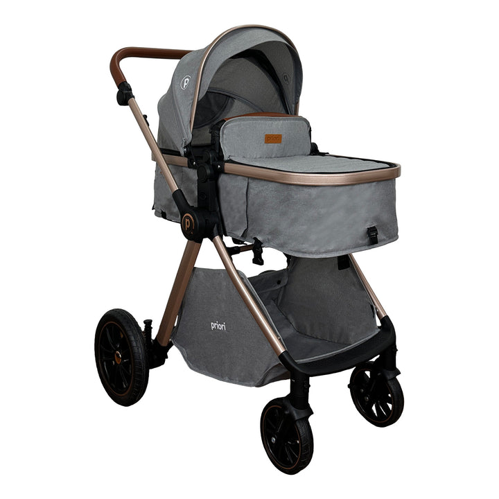 Coche Bebe Travel System Snow Priori Gris