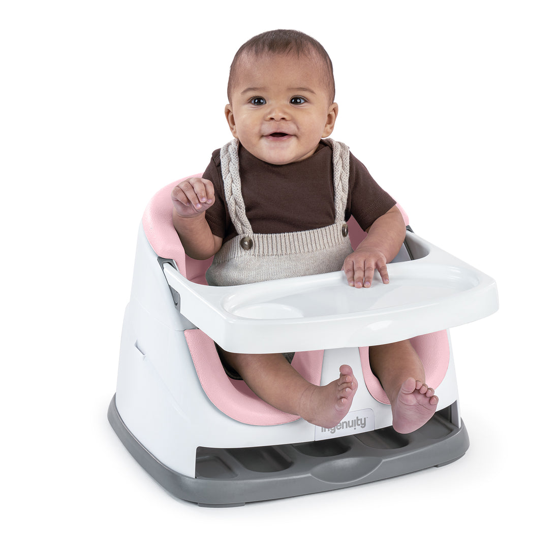 Silla Comedor Booster Multiusos Bebe Ingenuity Rosa 16726