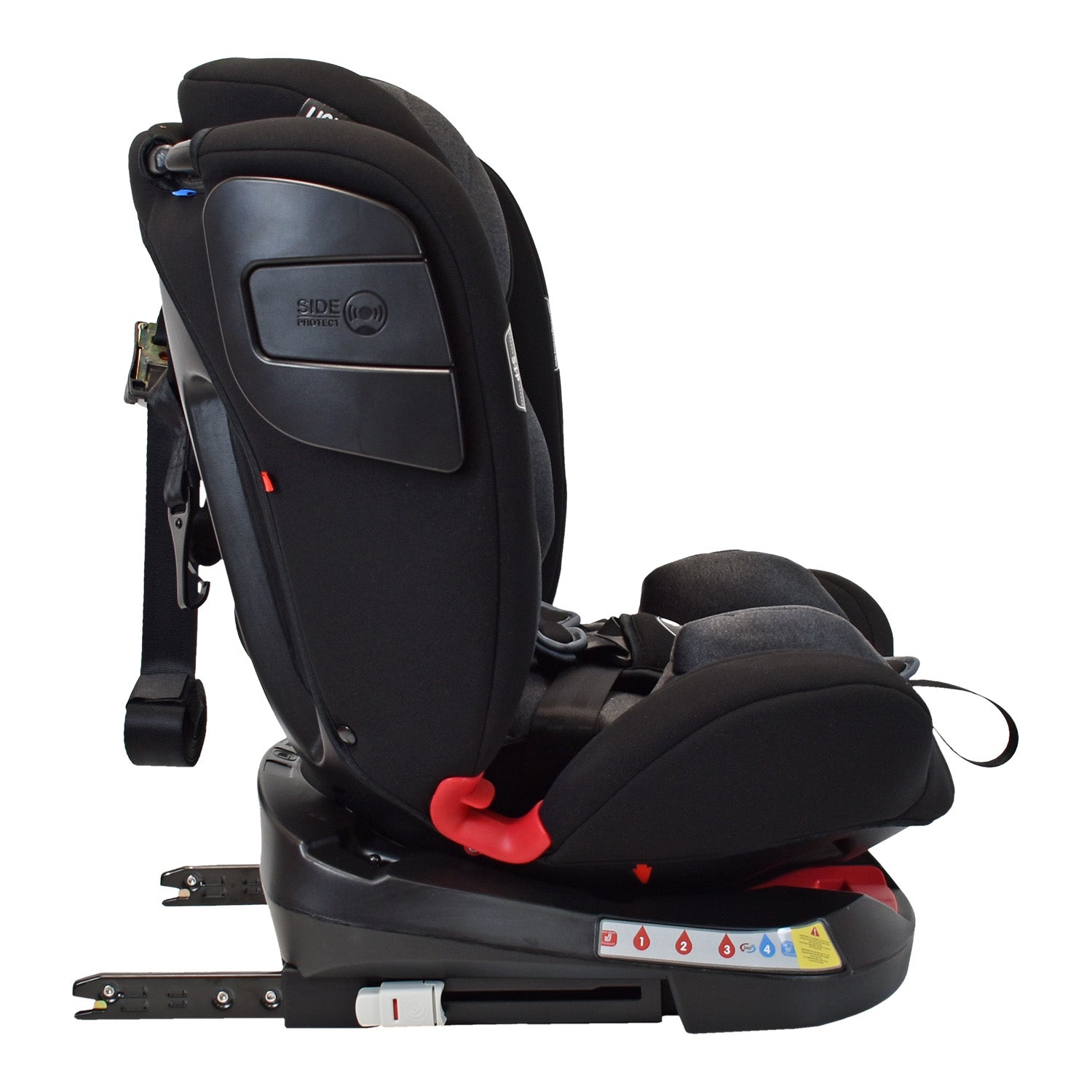 Silla De Carro Bebe Twist Con Isofix Negra  Priori