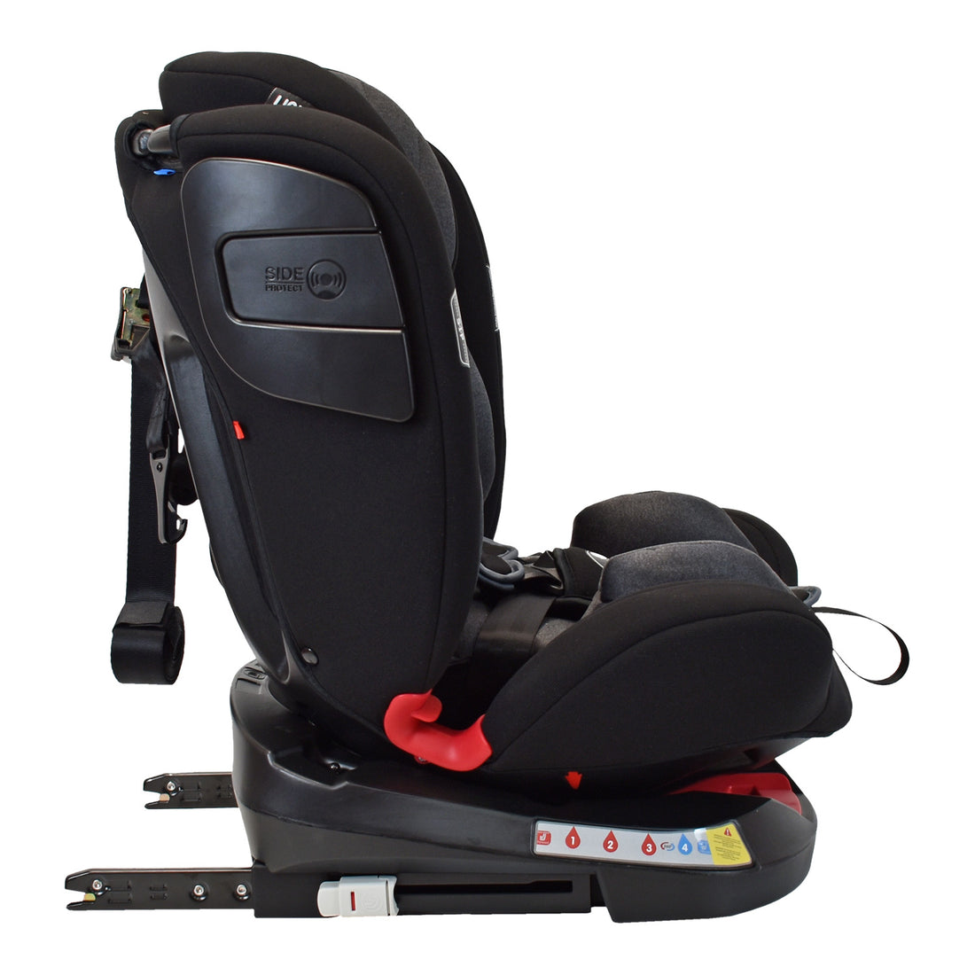 Silla De Carro Bebe Twist Con Isofix Negra  Priori