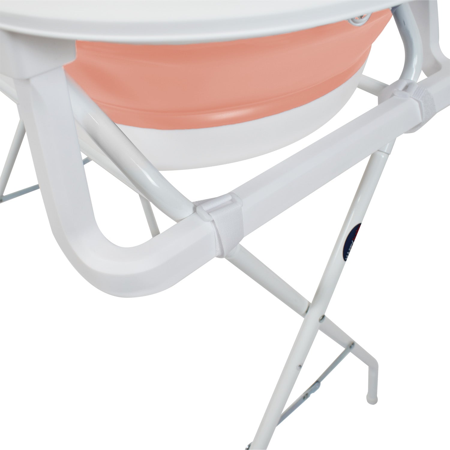 Bañera Bebé Stand Changer y Soporte Metálico Rosa Priori
